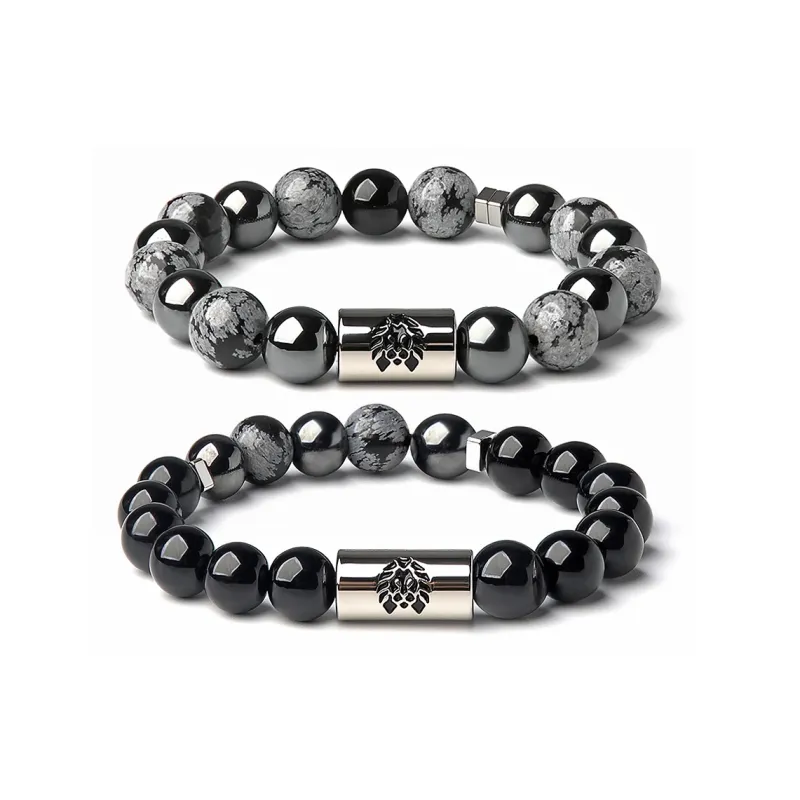 Rastaclat Hematite Little Lion National Style Bracelet Chain Unisex-0