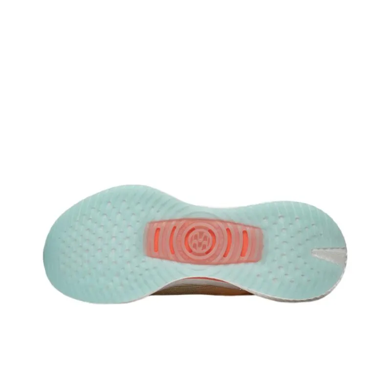 LiNing Jueying 2 Essential Cushioned Slip Resistant Low Top Running Shoes Women's White Orange-4
