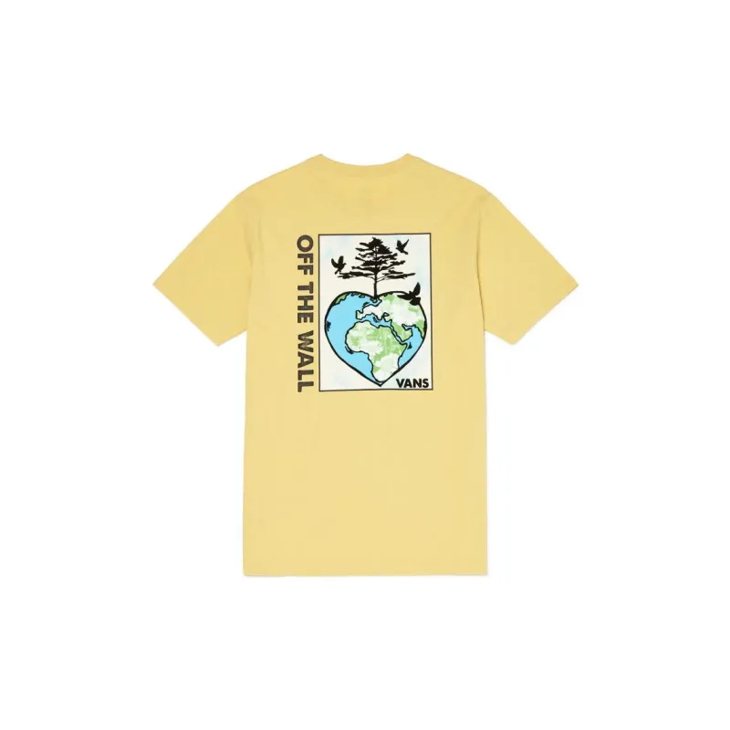 Vans T Shirt Women's Raffia Yellow-1