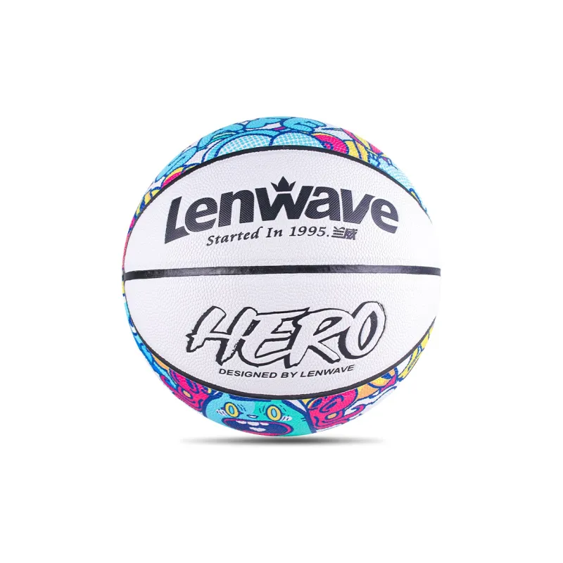 LENWAVE PU Basketball Blue Size 7 Ball Training Unisex-3