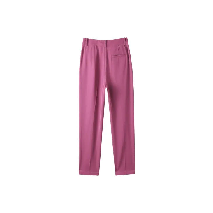 HIPPIEMISS Casual Pants Women's Dragon Fruit-1