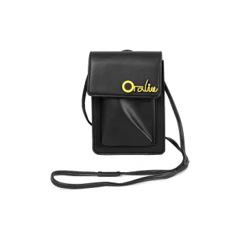 OTA PU Shoulder Bag Crossbody Bag Small Size Unisex Black