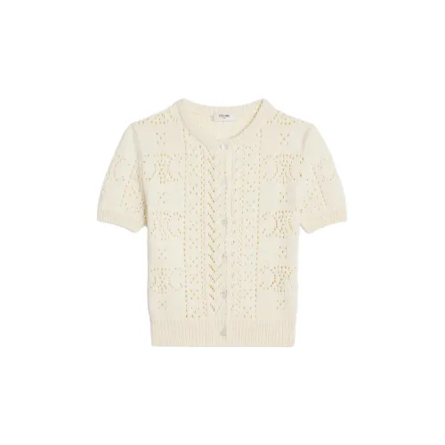 CELINE SS23 Knitwear Women's Ecru