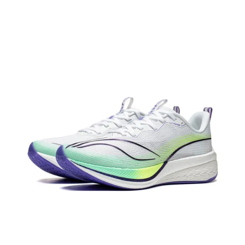 LiNing Red Hare 6 Pro Cushioning Low Top Marathon Running Shoes Women's White-2
