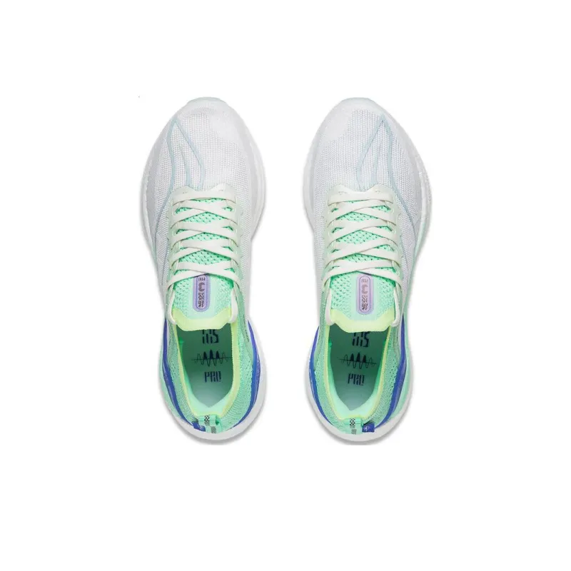 LiNing YueYing 3.0 Pro Cushioning Low Top Marathon Running Shoes Women's White-3