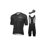 Black Straps Clothing Sets, Top+Straps Shorts