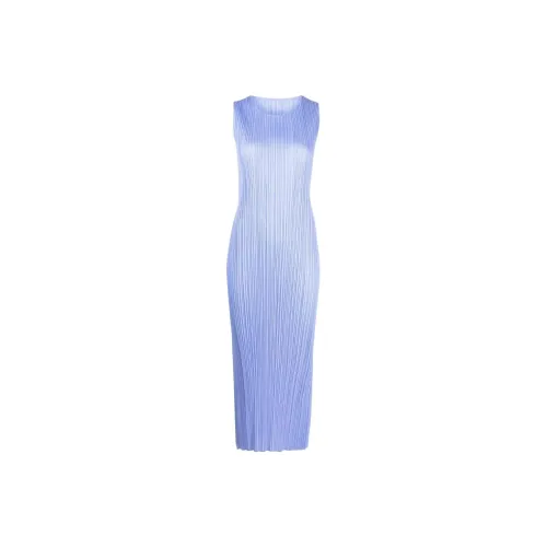 PLEATS PLEASE ISSEY MIYAKE Sleeveless Dresses Women's Blue