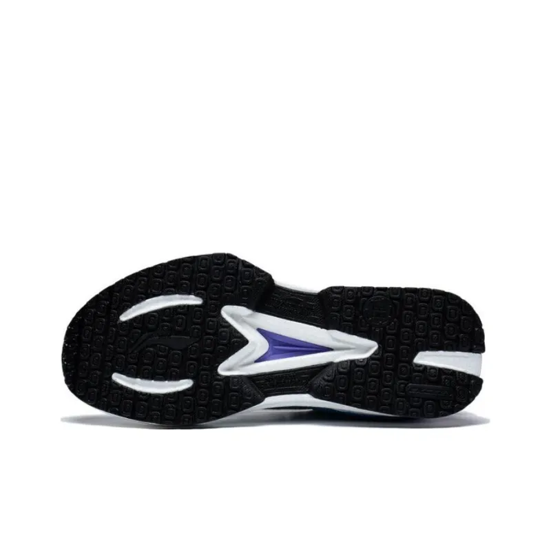 LiNing Exceed 7 Cushioning Anti Slip Wear Resistant Breathability Low Top Casual Shoes Men's White Purple-4