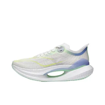 LiNing Jueying 2 Essential Cushioned Slip Resistant Low Top GCU LOC Technology Running Shoes Women's White Blue