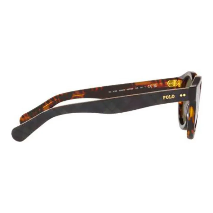 Polo Ralph Lauren Acetate Oval Sunglasses Men's Brown-1