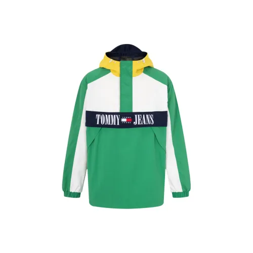 Tommy Hilfiger Jackets Men Green/White Multicolor