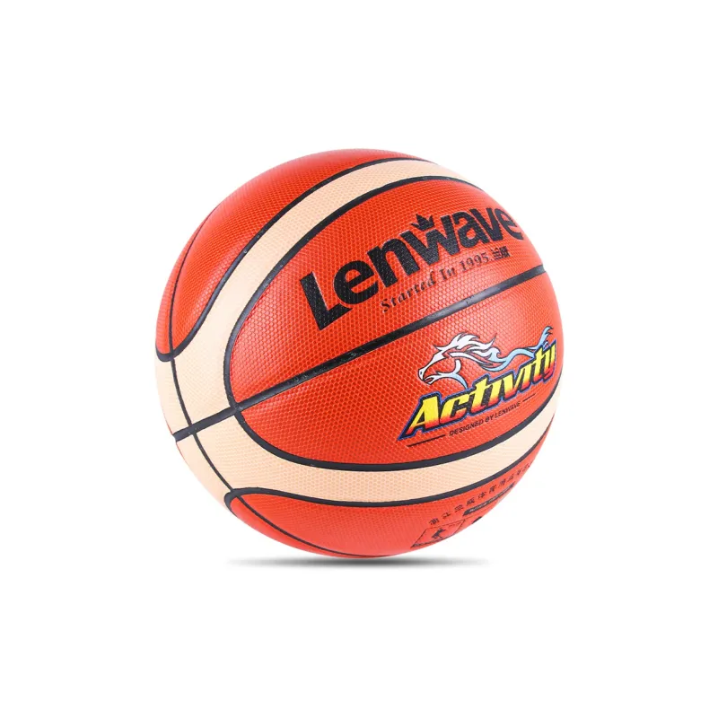 LENWAVE PU Basketball Brown Size 6 Training Match Unisex-1