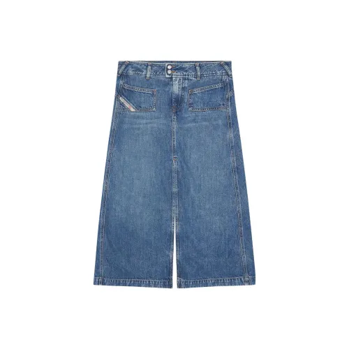 DIESEL De-Yinka Denim Midi Skirt