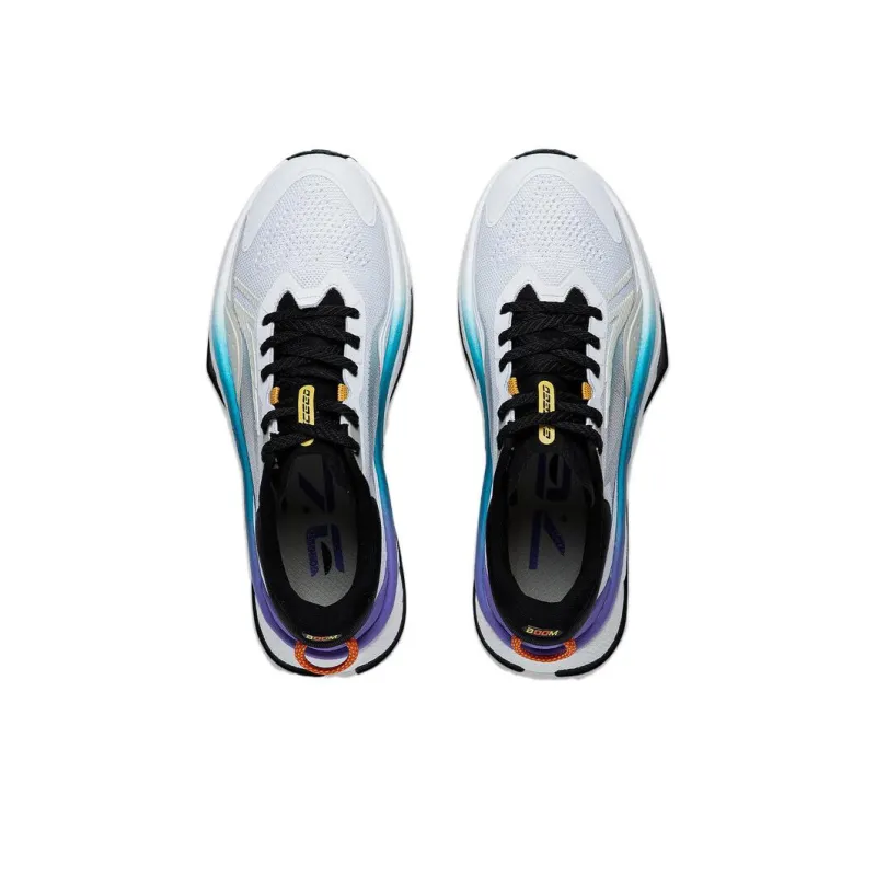 LiNing Exceed 7 Cushioning Anti Slip Wear Resistant Breathability Low Top Casual Shoes Men's White Purple-3