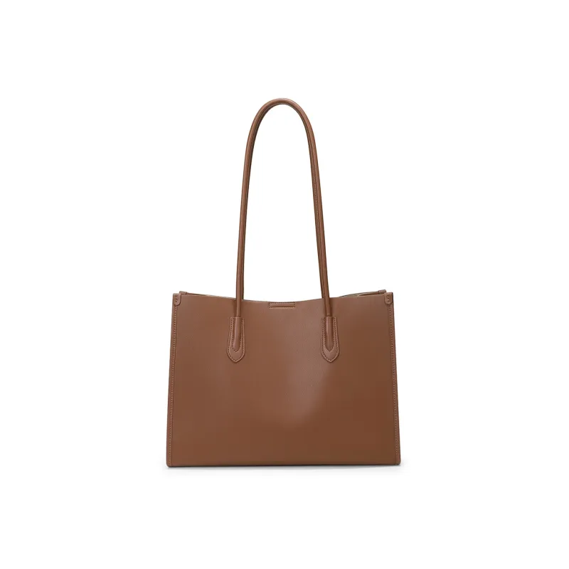 MEXICAN Leather Tote Bag, Shopping Bag, Shoulder Bag Women's Camel-1
