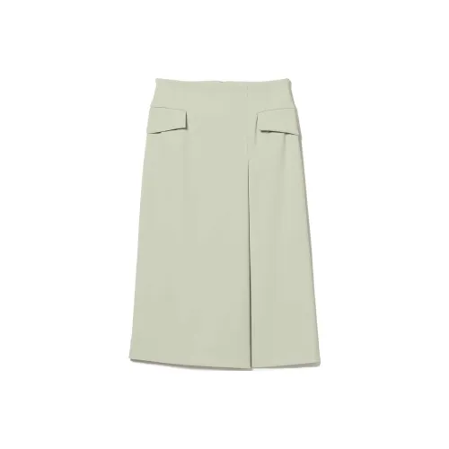 Beams Casual Long Skirts Women's Light Green