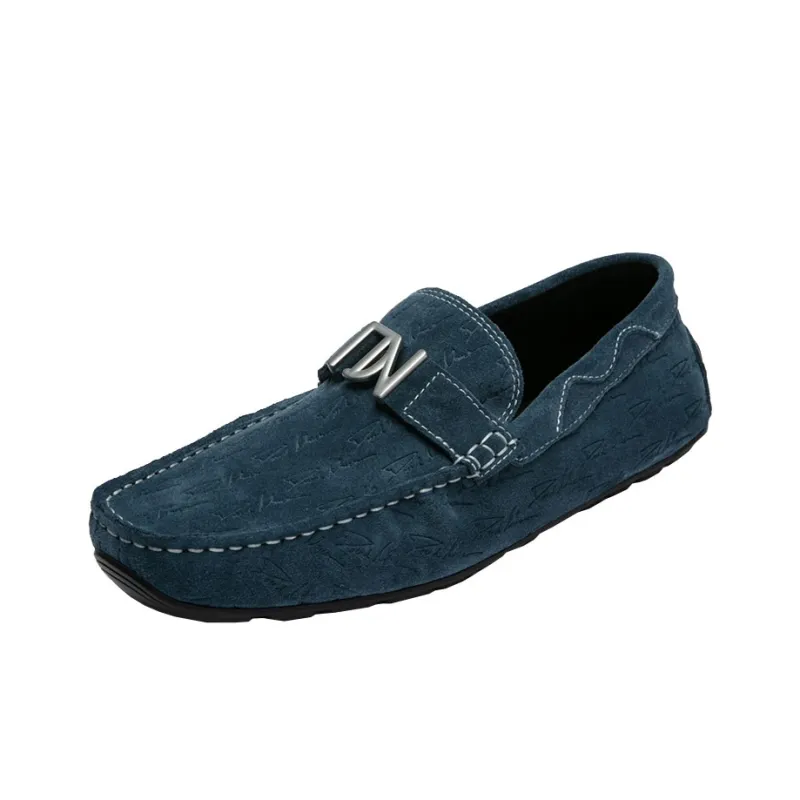 DAVID NAMAN Low Top Casual Shoes Men's Blue-2
