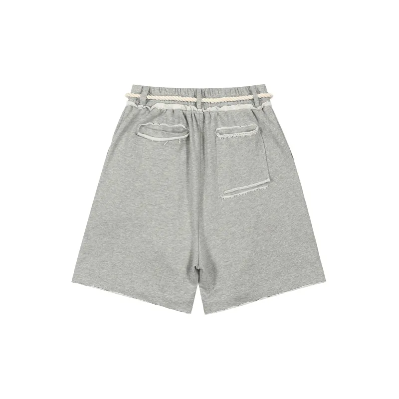 LOSTCTRL Casual Shorts Unisex Gray-1