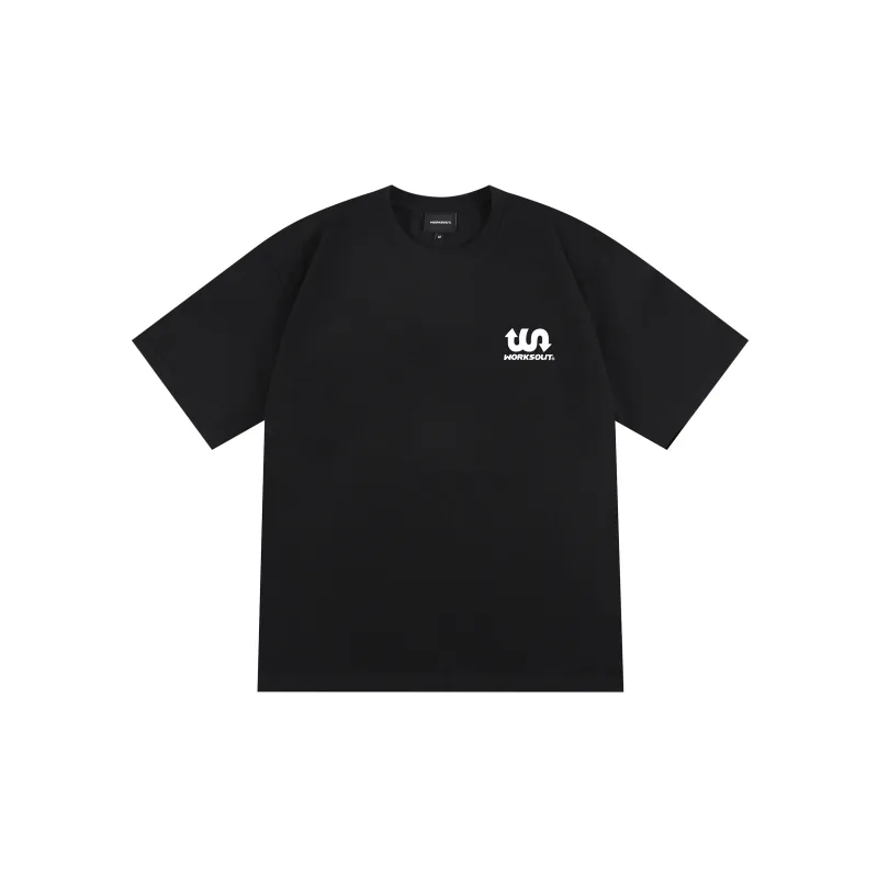 WORKSOUT Drop Shoulder Sleeve T Shirt Unisex-1
