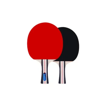 LENWAVE Ping Pong Paddles Unisex All Wood Red/Black