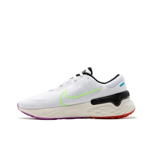 Nike Renew Run 4 Running Shoes Men Low-Top White/Green