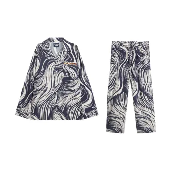 CICADAHOME Pajama Set For Fall And Winter Men's