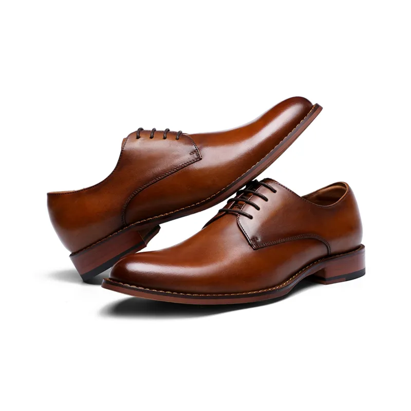 Desai Desai Dress Shoes Men's Brown-2