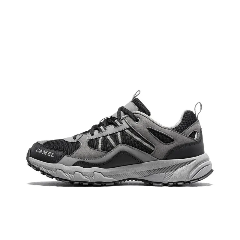 CAMEL Plate Dragon 1.0 Grip Low Top Outdoor Shoes Men's Black Gray-0