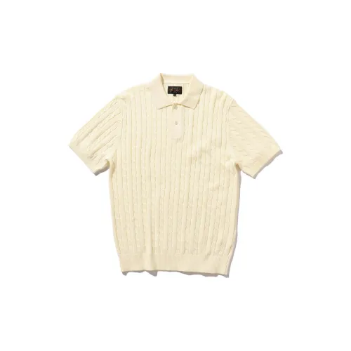 Beams Polo Shirts Men Off White