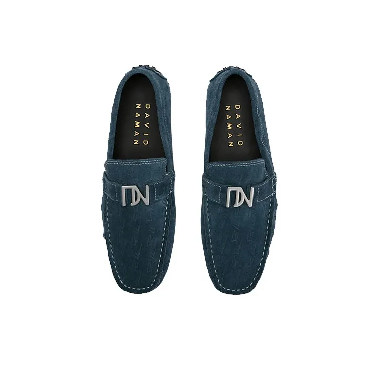 DAVID NAMAN Low Top Casual Shoes Men's Blue-4