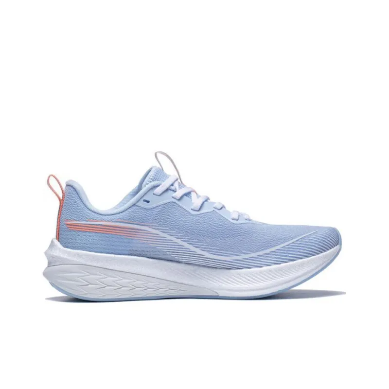 LiNing Red Hare 6 Pro Cushioning Low Top Sprint Long Distance Running Training Marathon Running Shoes Women's Blue-1