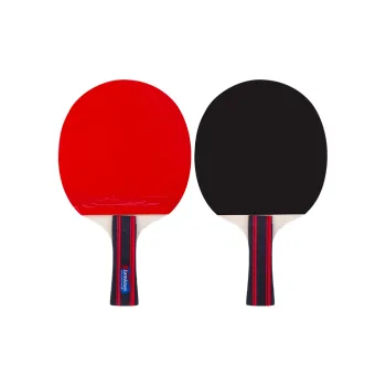 LENWAVE Ping Pong Paddles Unisex All Wood Red/Black