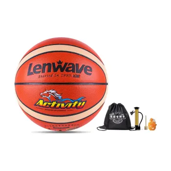 LENWAVE PU Basketball Brown Size 6 Training Match Unisex