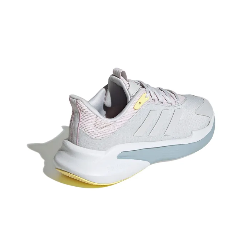 Adidas Alphaedge + Running Shoes 'Grey White Blue' Women's-3