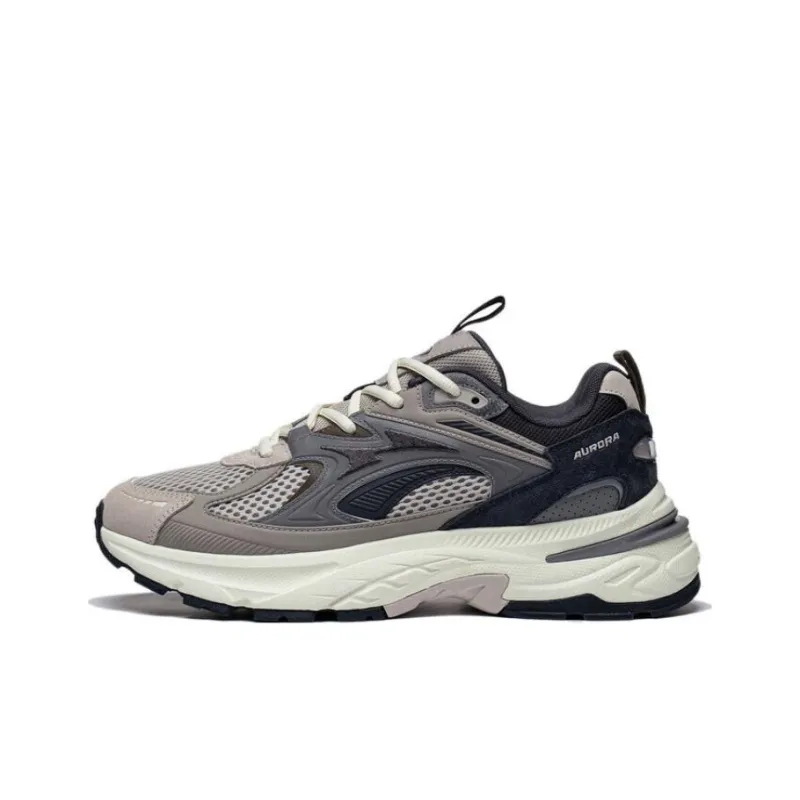 LiNing Aurora 2K Slip Resistant Low Top Casual Shoes Men's Dawn Gray-0