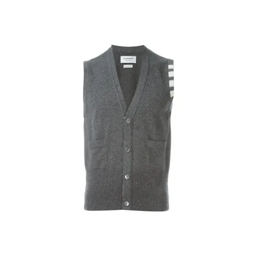 THOM BROWNE Sleeveless Buttoned Cardigan