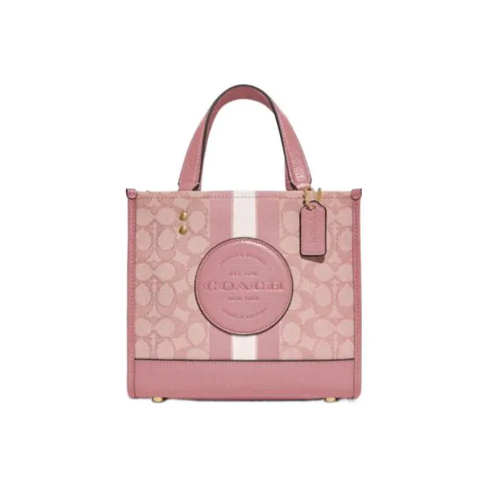 COACH Dempsey Tote 22 In Signature Jacquard With Stripe And Coach Patch-0