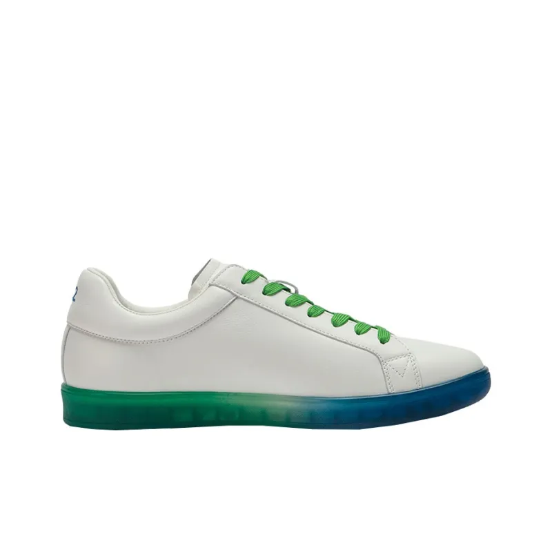 DAVID NAMAN Low Top Skateboard Shoes Men's White-1