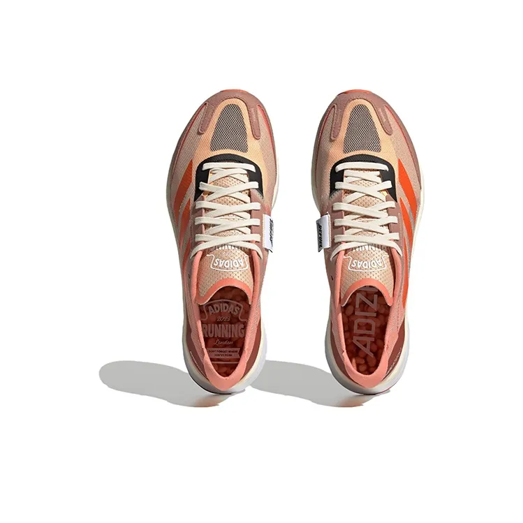 Adidas Adizero Boston 11 'Halo Blush Semi Impact Orange Clay Strata'-4
