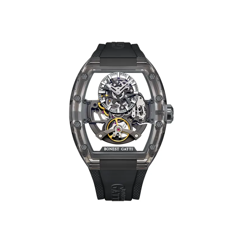 BONEST GATTI King Speed Automatic Mechanical Movement Men's Watches Black Dial-1