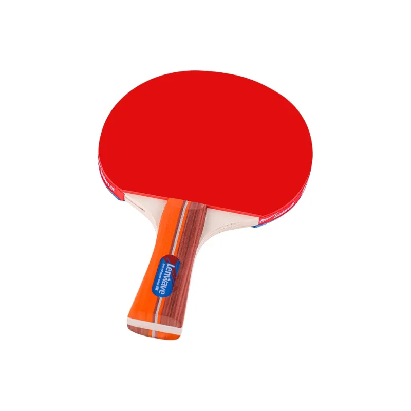 LENWAVE Ping Pong Paddles Unisex All Wood Red/Black-1