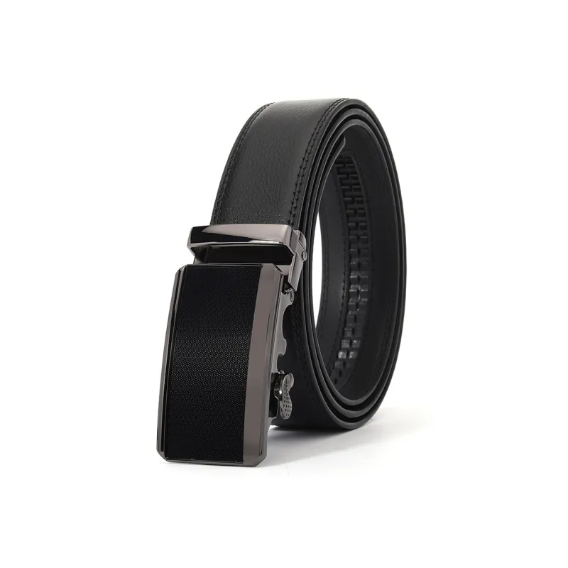 FREE RABBITⅡ Business Pants With Young And Middle Aged Automatic Buckle Leather Belts Men's 3.5cm-5