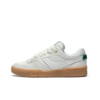LiNing Zhengrong 92S| Slip Resistant Impact Resistance Low Top Skateboard Shoes Women's White Green