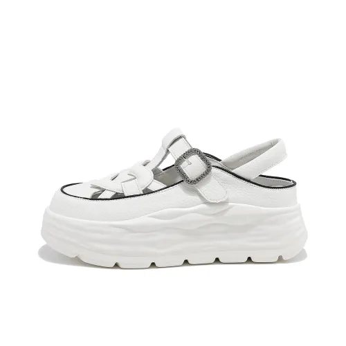 BAIJIHONG Women's Casual Shoes Women's White