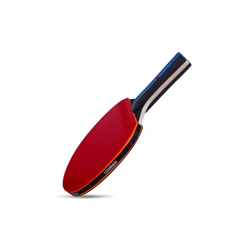 LENWAVE Ping Pong Paddles Unisex All Wood Red/Black-7