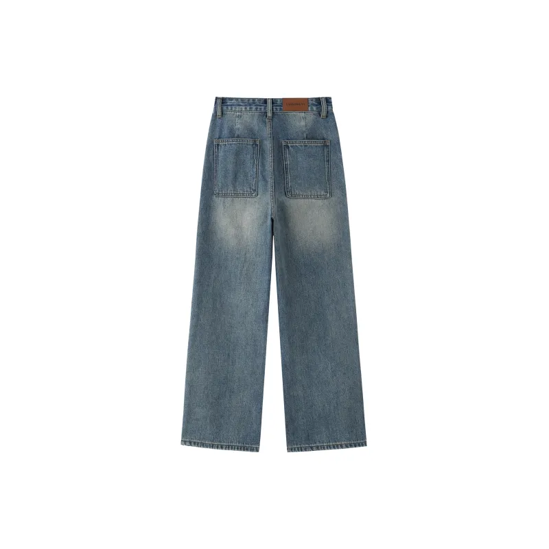 Luqingyi Jeans Women's Blue-1