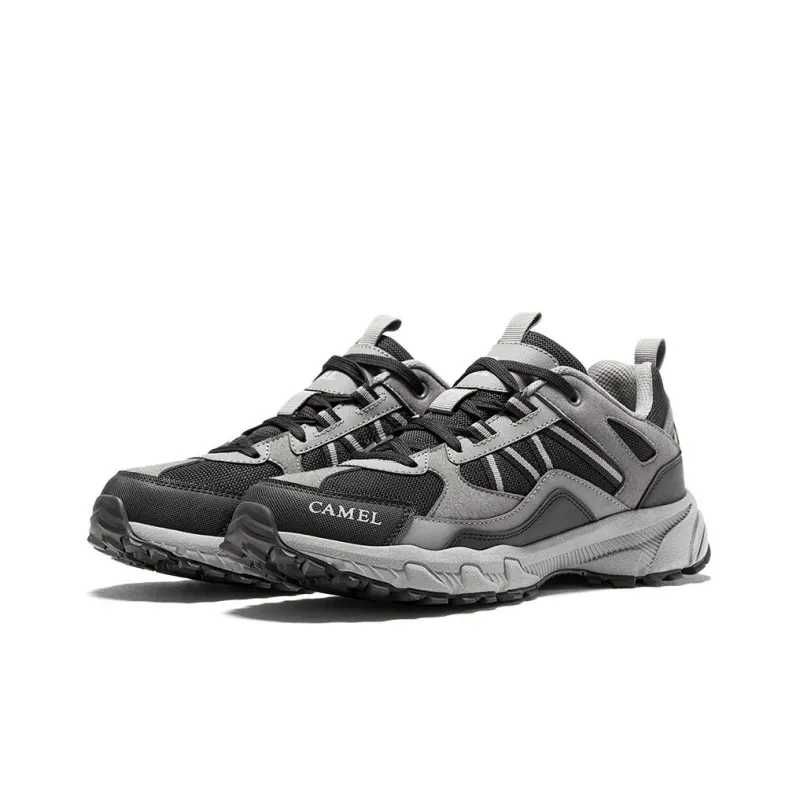 CAMEL Plate Dragon 1.0 Grip Low Top Outdoor Shoes Men's Black Gray-1
