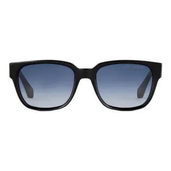 LOUIS VUITTON Acetate Square Sunglasses Men's Black