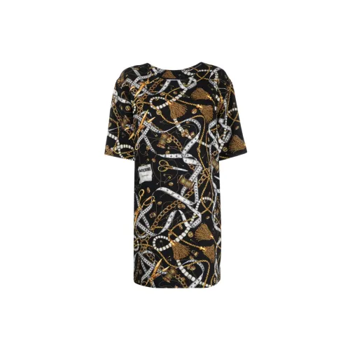 MOSCHINO Graphic-print Shortsleeved T-shirt Dress