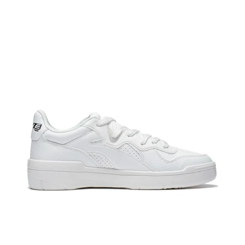 LiNing Wave LITE| Slip Resistant Low Top Skateboard Shoes Men's White Gray-1